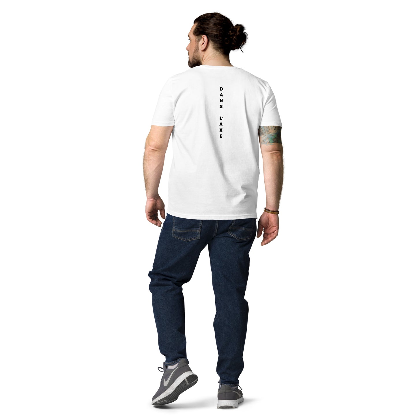 T-shirt - "Dans l' axe" - Blanc